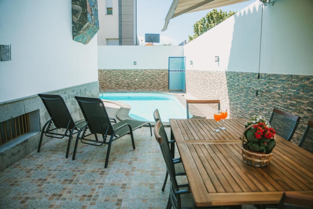 Villa Cervantes Sonnenland Con Piscina Privada Climatizada Maspalomas  Exterior photo
